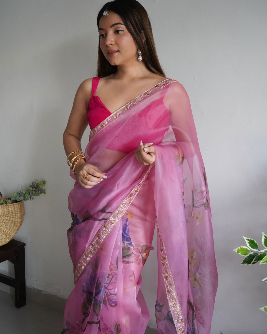 Nilam 01 Fancy Organza Wholesale Party Wear Sarees Catalog
